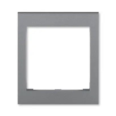 kryt rámečku s otvorem 55x55, střední; ocelová, design LEVIT M